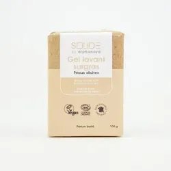 Alphanova Solide Cleansing bar bio gel droge huid sheabutter