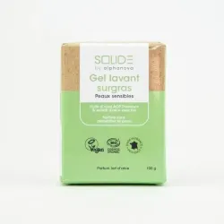 Alphanova Solide Cleansing bar bio gel gevoelige huid sheabutter