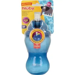 Nuby Flip it 360ml 12  maanden blauw