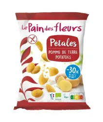 Pain Des Fleurs Chips naturel -30% zout bio glutenvrij vegan