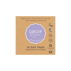 Ginger Organic Maandverband dag met vleugel