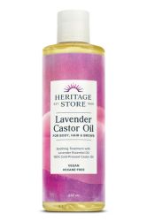 Heritage Store Castor oil lavender