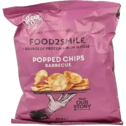 Food2Smile Popped chips barbeque