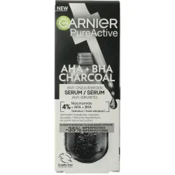 Garnier PureActive AHA   BHA charcoal serum