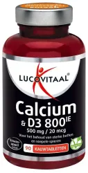 Lucovitaal Calcium 500mg   D3 20mcg