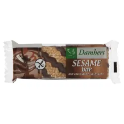 Damhert Sesambar chocolade glutenvrij