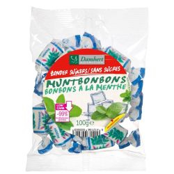 Damhert Muntbonbons zonder suiker