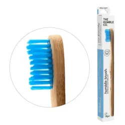 The Humble Co Tandenborstel bamboe adult blauw brush soft