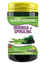 SNP Moringa & spirulina 500mg puur