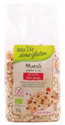 Ma Vie Sans Muesli haver/rijst 4 rode vruchten glutenvrij bio