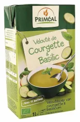 Primeal Veloute gebonden soep courgette basilicum bio