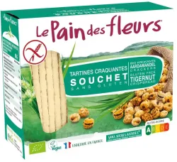 Pain Des Fleurs Krokante bio crackers met aardamandel bio
