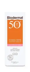 Biodermal Zonnecreme gezicht gevoelige huid SPF50 