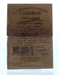 Beautylin Cederhout ladenblok 100% natuurlijk
