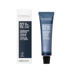 Combinal Wenkbrauwen wimperverf blauw/zwart