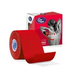 Cure Tape Kinesiotape rood 5cm x 5m