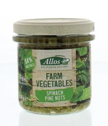 Allos Farm vegetables spinazie & pijnboompitten bio