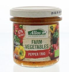 Allos Farm vegetables pepper trio bio