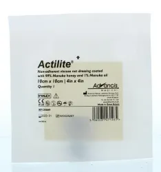 Advancis Actilite manuka non adhesive 10 x 10