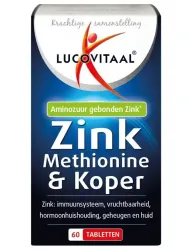 Lucovitaal Zink methionine & koper