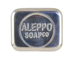 Aleppo Soap Co Zeepdoos aluminium leeg voor Aleppo zeep