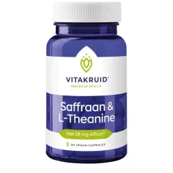 Vitakruid Saffraan 28mg (Affron) & L-Theanine