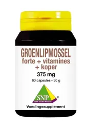 SNP Groenlipmossel forte   vitamines   koper
