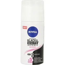 Nivea Deodorant spray black & white invisible mini