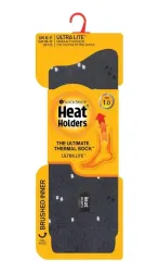 Heat Holders Mens ultra lite socks micro maat 6-11 charcoal