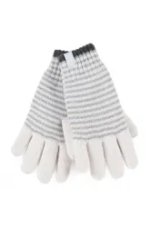 Heat Holders Ladies cable gloves maat S/M Oslo cream