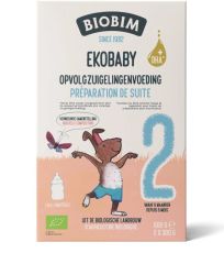 Biobim Ekobaby 2 opvolg zuigelingenvoeding 6  maanden bio