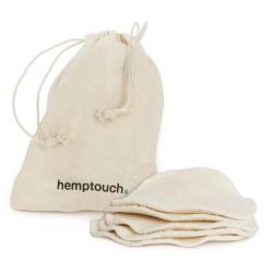 Hemptouch Reusable cotton pads   laudry bag