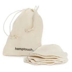 Hemptouch Reusable cotton pads   laudry bag