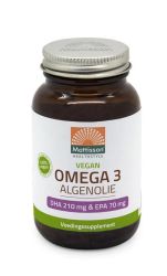 Mattisson Vegan omega-3 algenolie DHA 210mg EPA 70mg