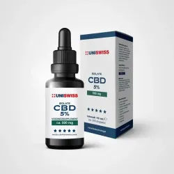 Uniswiss CBD isolate 5% (wateroplosbaar)