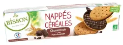 Bisson Pure chocolade frosted granenkoekjes bio