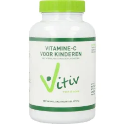Vitiv Kinder vitamine C zuurvrij 120mg
