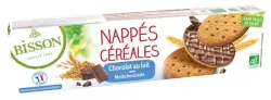 Bisson Pure chocolade frosted granenkoekjes bio