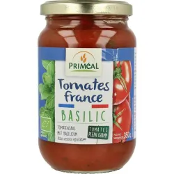 Primeal Tomatensaus bascilicum uit Frankrijk bio