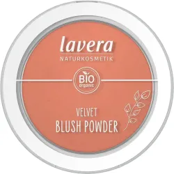 Lavera Velvet blush powder rosy peach 01