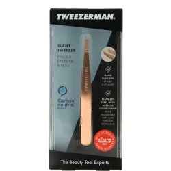Tweezerman Slant tweezer rose goud