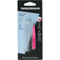 Tweezerman Mini slant tweezer neon pink