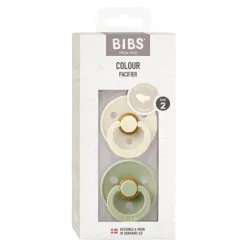 Bibs Fopspeen anatomical maat 2 ivory/sage
