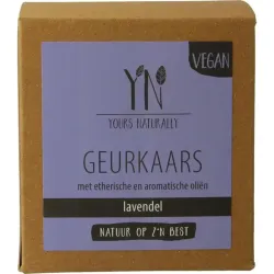 Yours Naturally Geurkaars in glas lavendel 20cl
