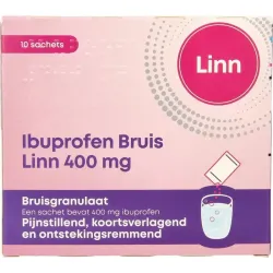 Linn Ibuprofen bruisgranulaat 400mg