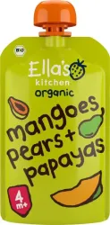Ella's Kitchen Mangoes pears & papayas knijpzakje 4  maanden bio