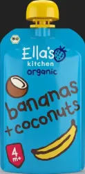 Ella's Kitchen Bananas & coconut knijpzakje 4  maanden bio