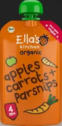 Ella's Kitchen Apples carrots & parsnips 4  maanden knijpz bio