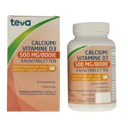 Teva Calcium / vitamine D 500mg / 800IE