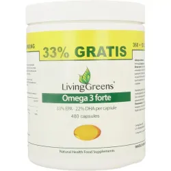 Livinggreens Omega 3 forte voordeelverpakking